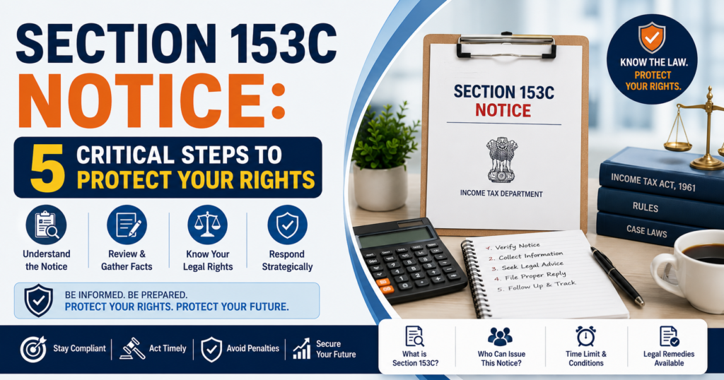 Section 153C Notice: 5 Critical Steps to Protect Your Rights