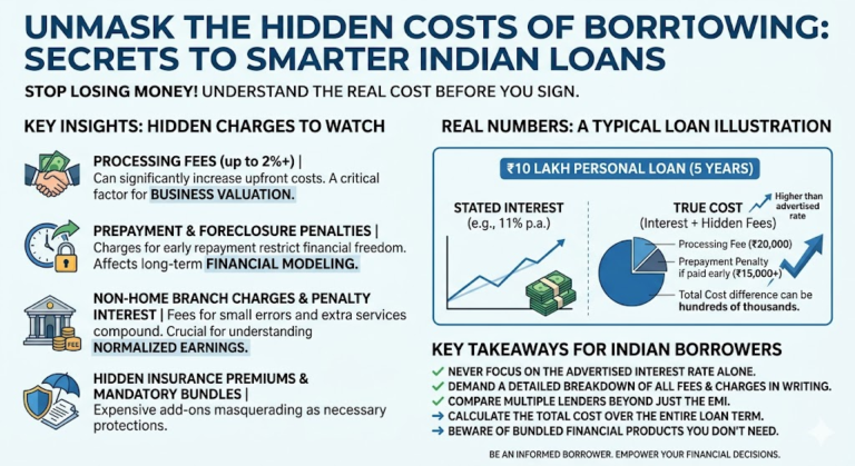 Hidden Loan Costs Indians Must Know Before Borrowing | Adwani & Co LLP