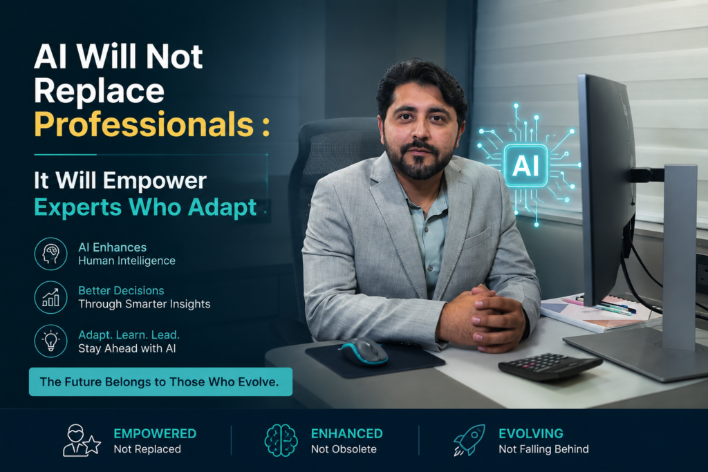 AI Will Not Replace Professionals : It Will Empower Experts Who Adapt