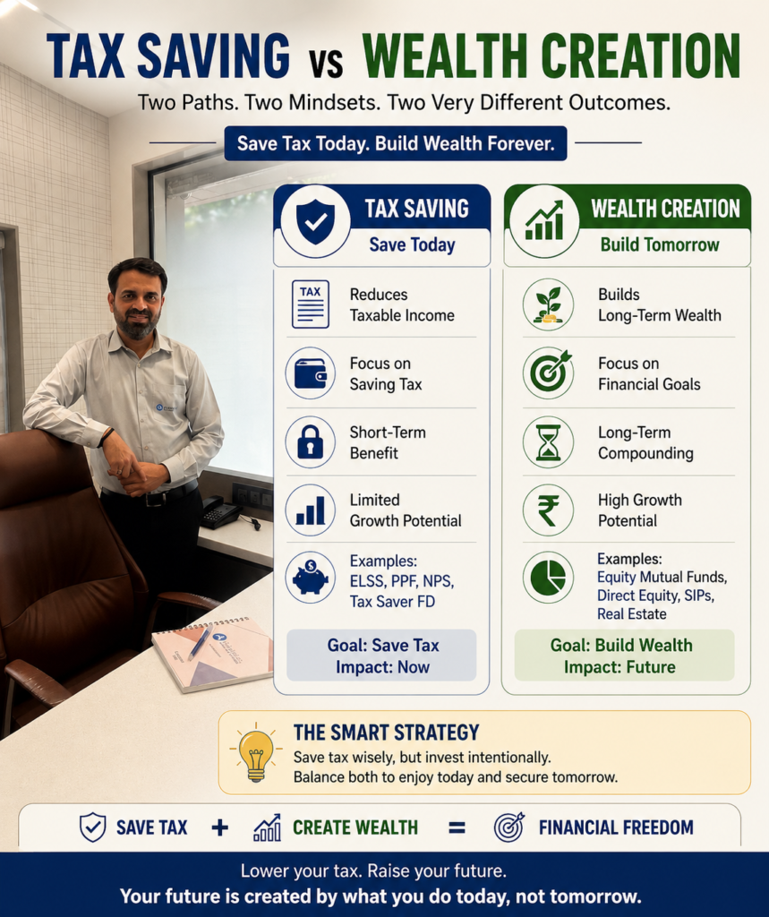 Tax Saving vs Wealth Creation: One Question That Will Transform the Way You Invest Forever