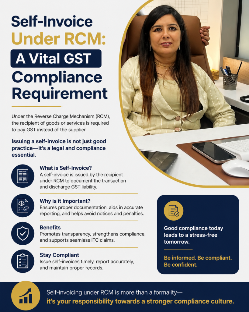 Self-Invoice Under RCM: A Vital GST Compliance Requirement