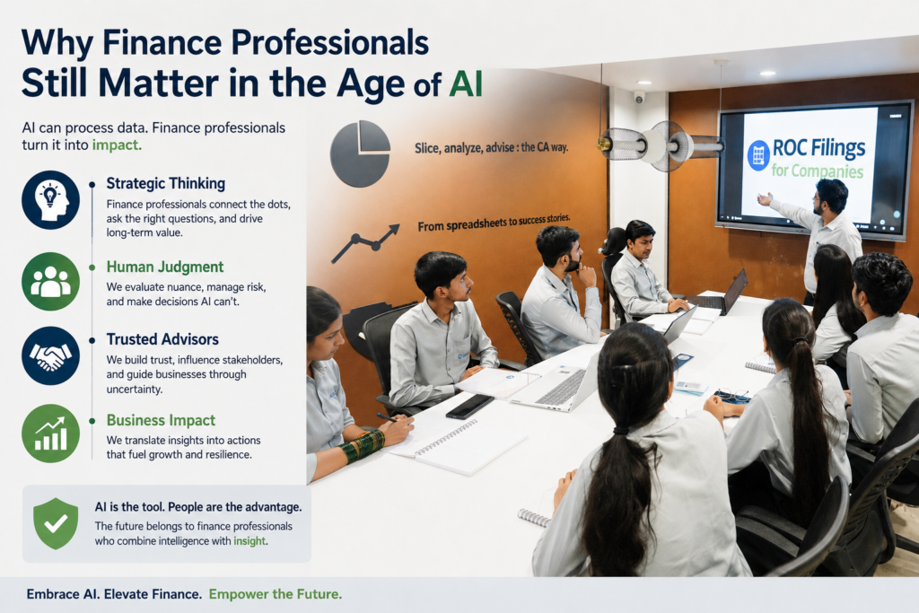 Why Finance Professionals Still Matter in the Age of AI