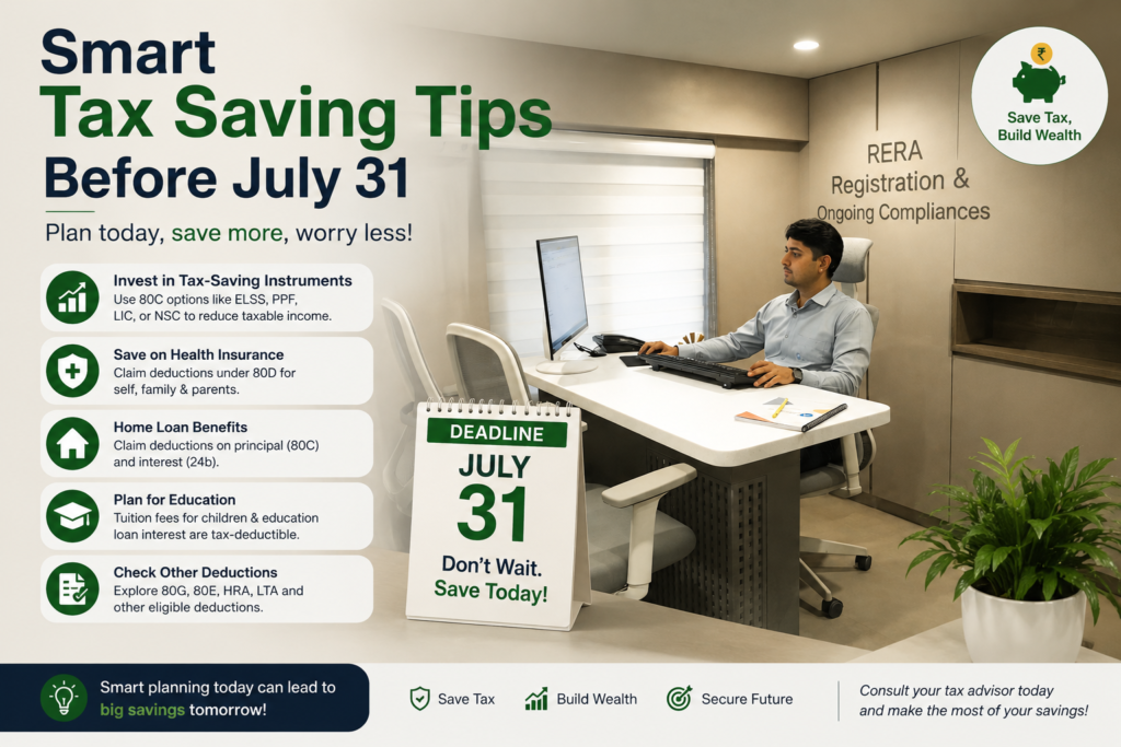 Smart Tax Saving Tips Before July 31 for AY 2026-27 : Your Final Window Is Open
